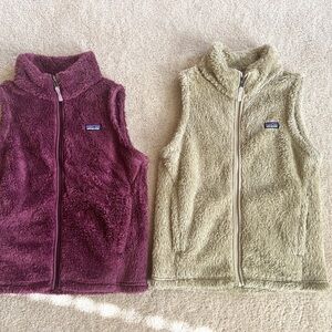 2 Patagonia Los Gatos fleece vests - Youth XL